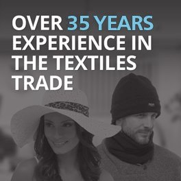 Over 35 years experience in the textiles trade