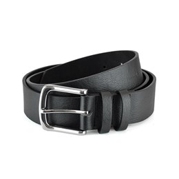 BL119 Mens Black PU Jean Belt