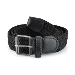 BL120 Mens Black Stretchy Belt