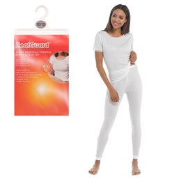 BR158 Ladies Pointelle Thermal Short Sleeve Vest