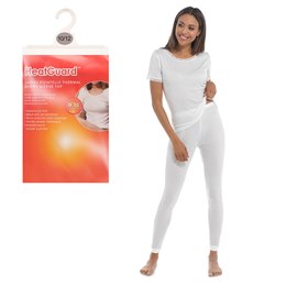 BR158 Ladies Pointelle Thermal Short Sleeve Vest