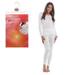 BR159 Ladies Pointelle Thermal Long Sleeve Vest