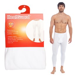 BR172WH Mens Thermal Long Johns