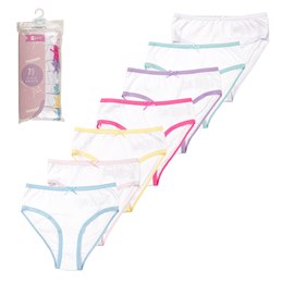 BR270 Girls 7 Pack Briefs
