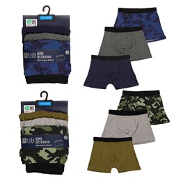 BR276 Boys 3 Pack (Camo) Boxers