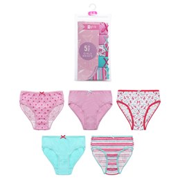 BR277 Girls 5 Pack (Fruit) Briefs