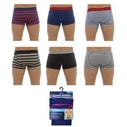 BR402A Mens 3 Pack Hipster Trunks