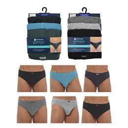 BR425 Mens 3 Pack Cotton Rich Briefs -  OEKO-TEX