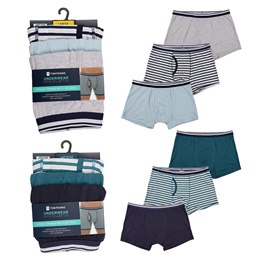 BR467 Mens 3 Pack (Stripe) Keyhole Trunks