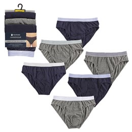 BR472 Mens 3 Pack Briefs With Stripe Waistband