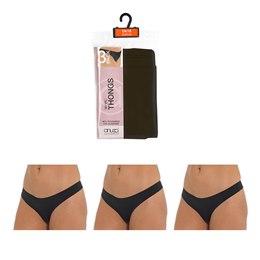 3 Pack No Vpl Thong