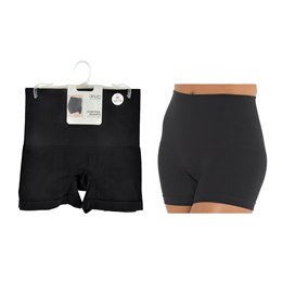 BR728 Ladies Shapewear - Control Shorts (Black)