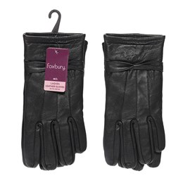 GL1035 Ladies Sheep Leather with Lining & Bow Trim