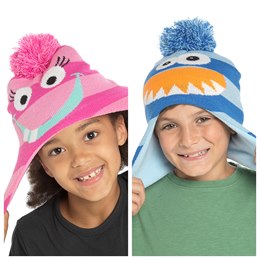GL1046 Kids Monster Hat with Bobble