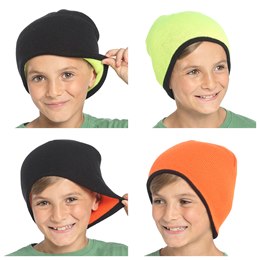 GL1048 Boys Neon Reversible Beanie