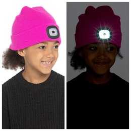 GL1061 Kids Hot Pink LED Hat