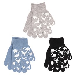 GL1064 Boys Thermal Magic Gloves with Dino Print