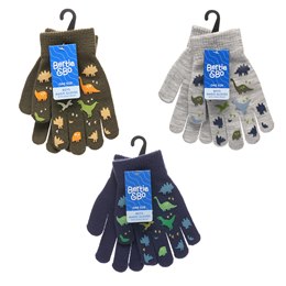 GL1064 Boys Thermal Magic Gloves with Dino Print