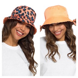 GL1099 Ladies Animal Printed Bucket Hat - Reversible