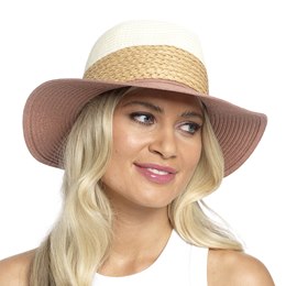 GL1110 Ladies Trilby Straw Hat