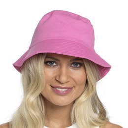 GL1115 Ladies Pink Cotton Bucket Hat