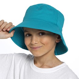 GL1119 Kids Aqua Cotton Bucket Hat