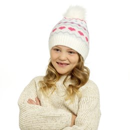 GL1193A Girls Knitted Hats with pompom