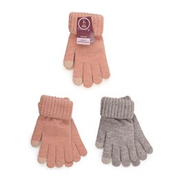 GL1199 Adults Touch Screen Glove with Turn up & Brushed inside - (96)