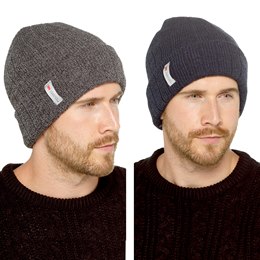 GL1211 Mens Thinsulate Twist Yarn Beanie Hat