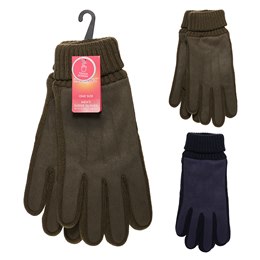 GL1272 Mens Swede Gloves With Sherpa Lining and Touch Screen