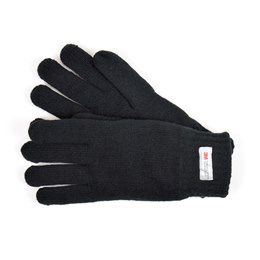 GL130BK Mens Black Thinsulate Knitted Glove