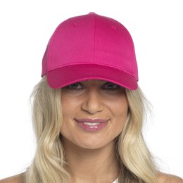 GL515 Adults Baseball Cap in Fuchsia