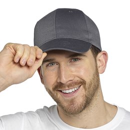 GL547 Adults Baseball Cap in Dark Grey