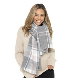 GL588 Ladies Checked Scarf