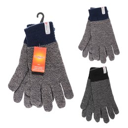 GL603A Mens Fleece Lined Knitted Thinsulate Gloves