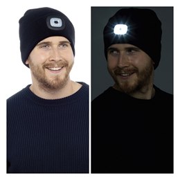 GL621 Adults Black LED Hat