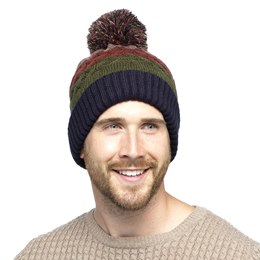GL633 Men's Cable Hat with Bobble