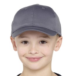 GL655 Kids Baseball Cap in Dark Grey