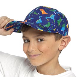 GL658 Kids Dino Print  Cap