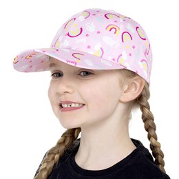 GL662 Kids Rainbow Print  Cap