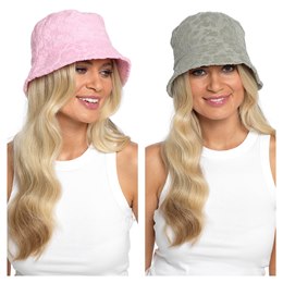 GL668 Ladies Floral Embossed Bucket Hat