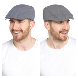GL682 Men's Canvas Flat Cap