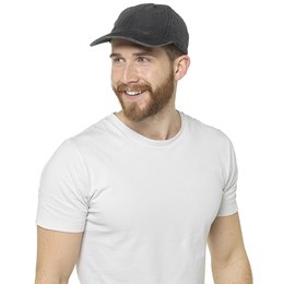 GL805A Mens Stonewashed Baseball Cap in Black