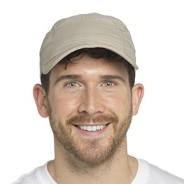 GL810A Adults Baseball Cap with Folding Peak - Beige