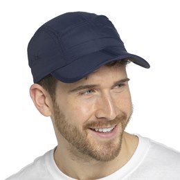 GL811A Adults Baseball Cap with Folding Peak - Navy