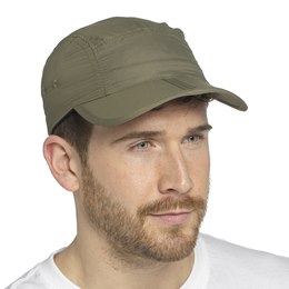 GL812 Mens Baseball Cap with Folding Peak - Khaki