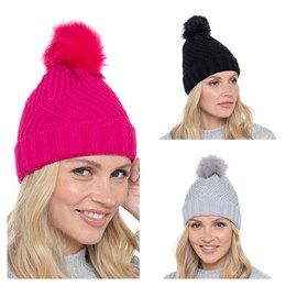 GL877 Ladies Bobble Hat