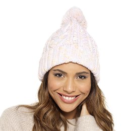 GL879 Ladies Cable Knit Bobble Hat