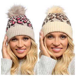 GL893A Ladies Animal Print Hat