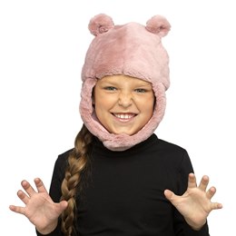 GL942 Girls Hat with Ears and Chin Fastening